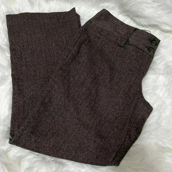 Maurices Brown Flared Leg Dress Pants (size 7/8 short) - Picture 2 of 7
